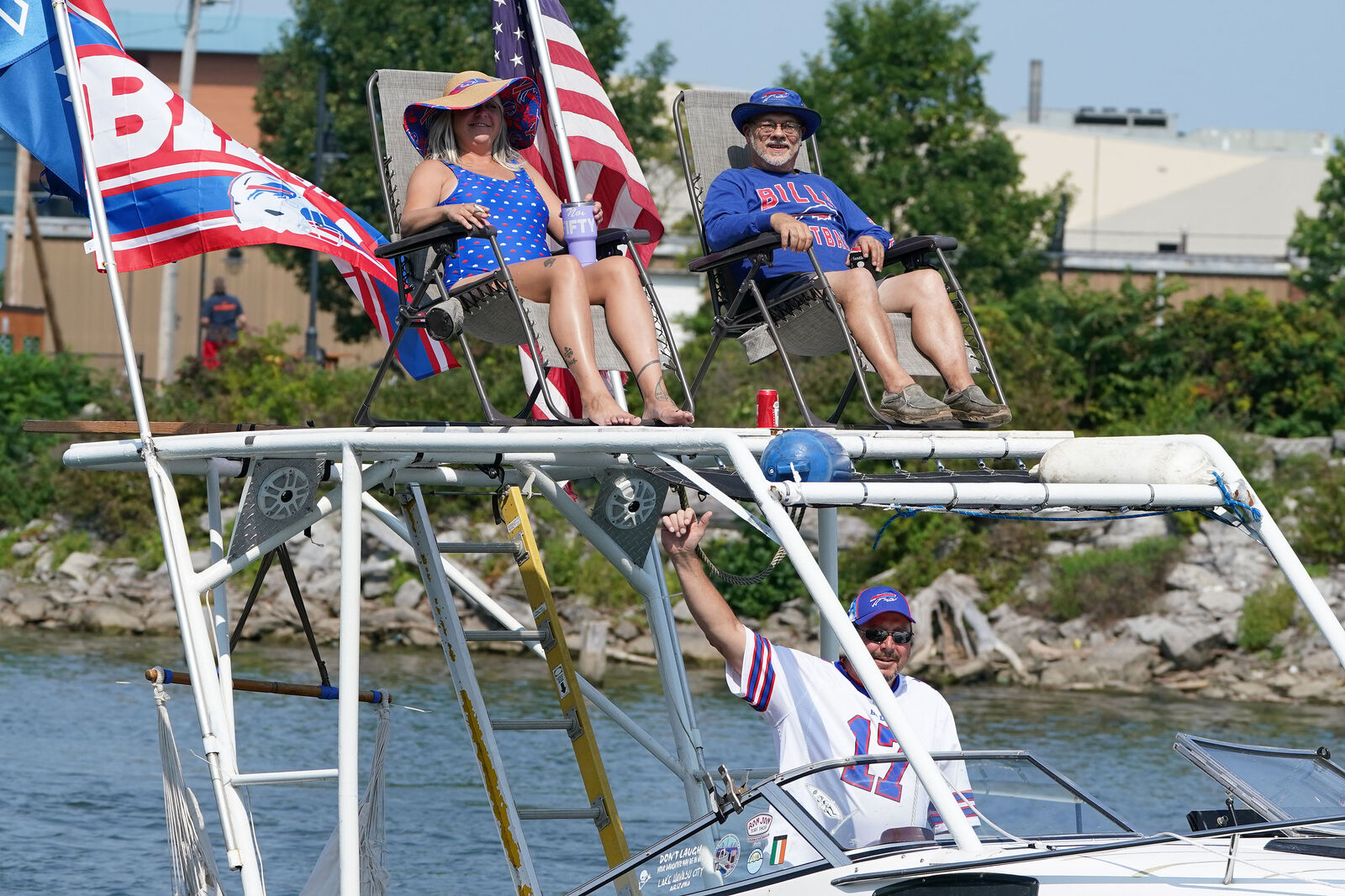 Bills Mafia Boat Parade